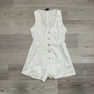 Princess Polly White Sleeveless Bodysuit